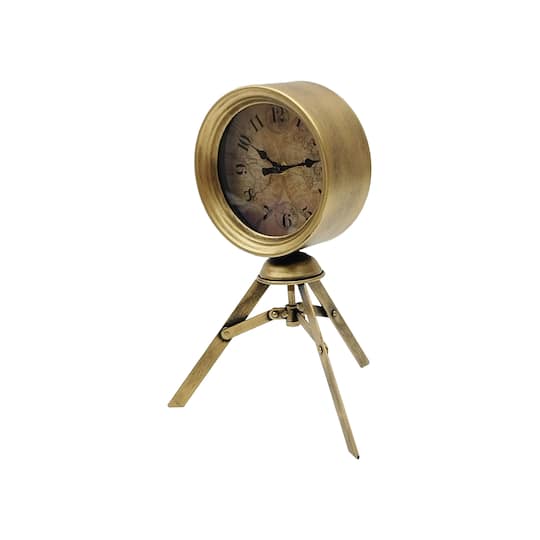 12" Metal Tabletop Clock by Ashland®